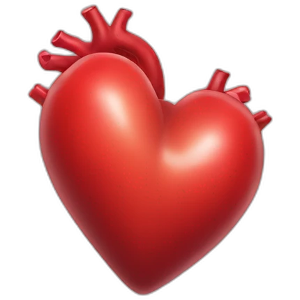 Real heart emoji