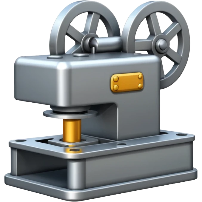 square metal machine emoji