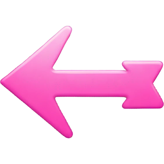 pink arrow emoji