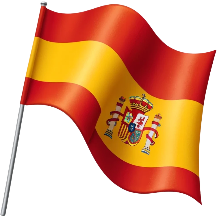 waving spain flag emoji
