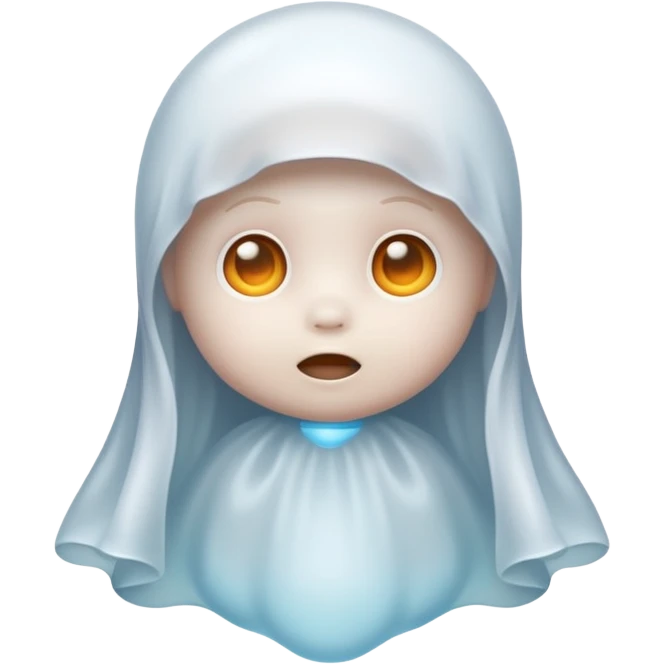 baby ghost face emoji