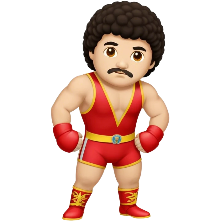 Nacho Libre in his wrestling outfit emoji
