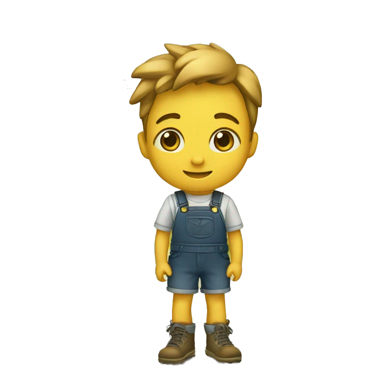 jeune avec la calvitie emoji