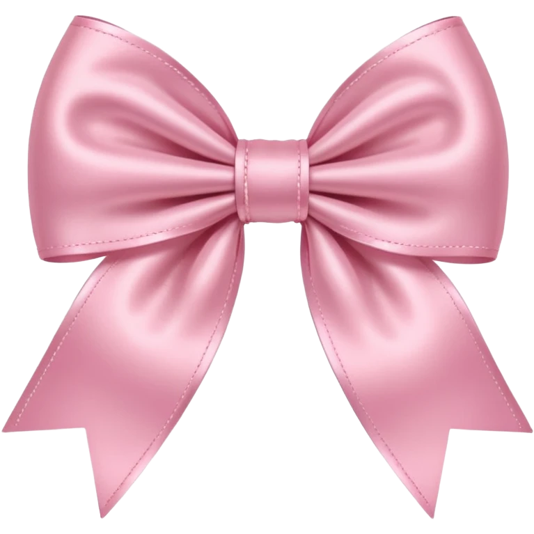 Baby pink bow emoji