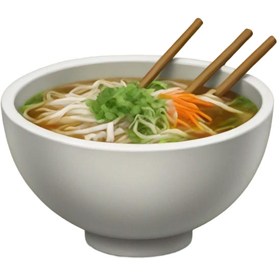 Pho bowl emoji