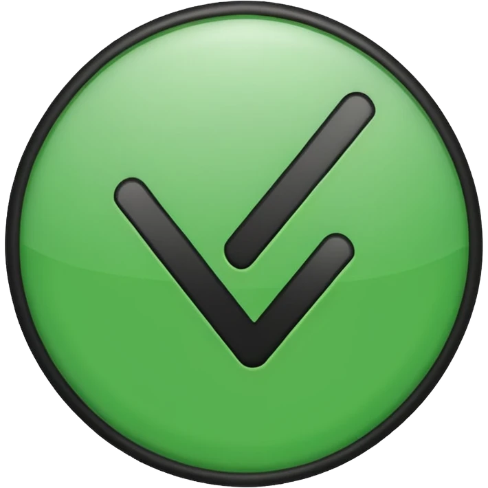 only checkmark without heart or circle emoji