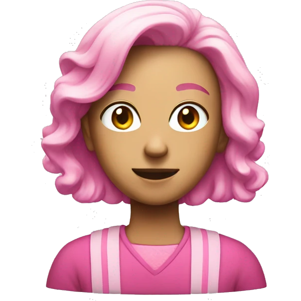 Netflix with pink emoji