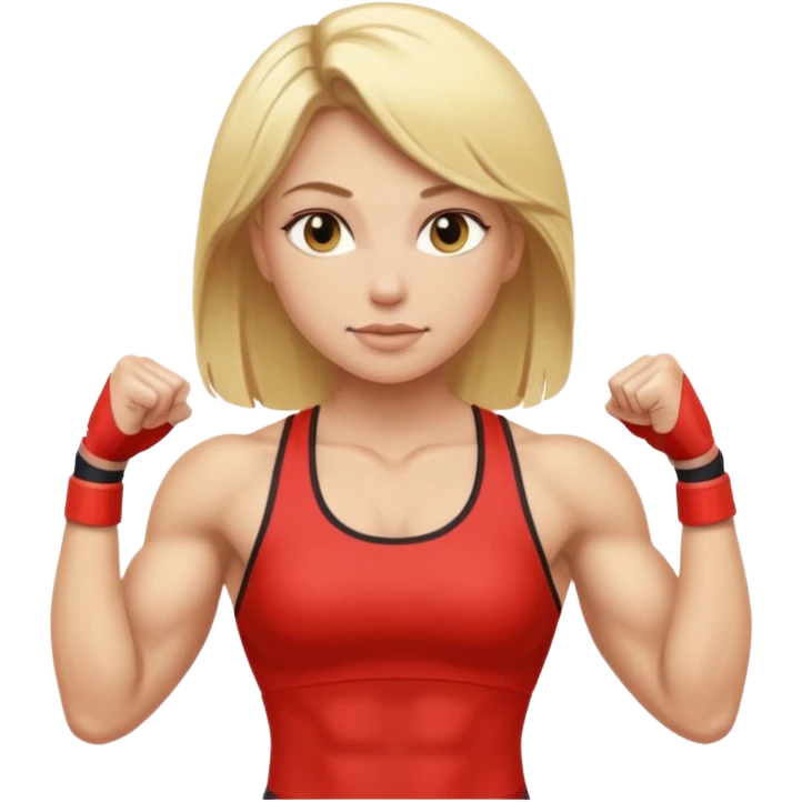 blonde girl athlete emoji