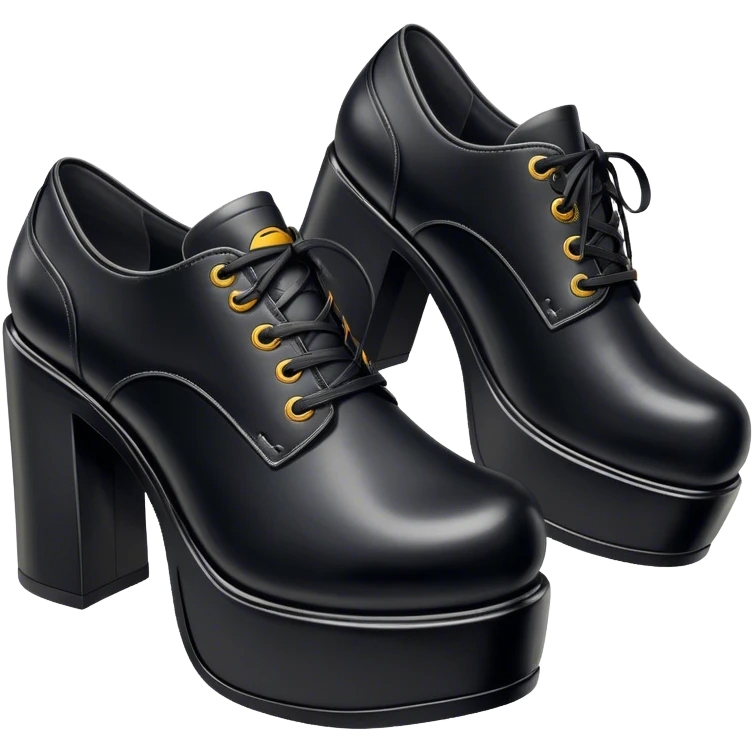 1990’s Buffalo brand platform shoes emoji