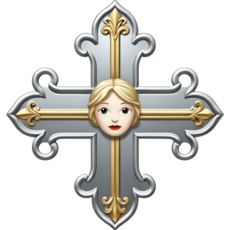 vivienne westwood style cross emoji
