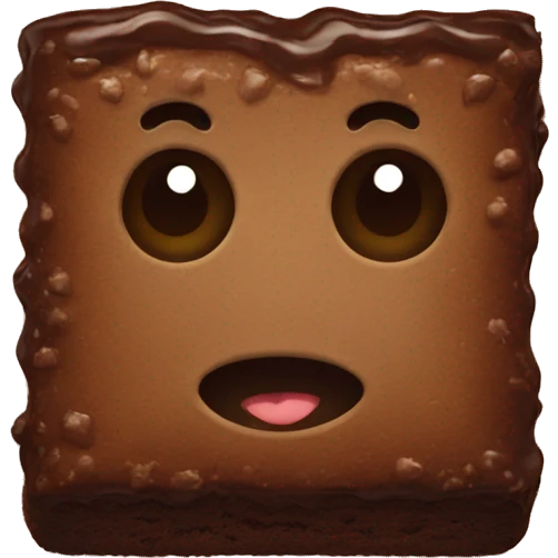 Brownie emoji