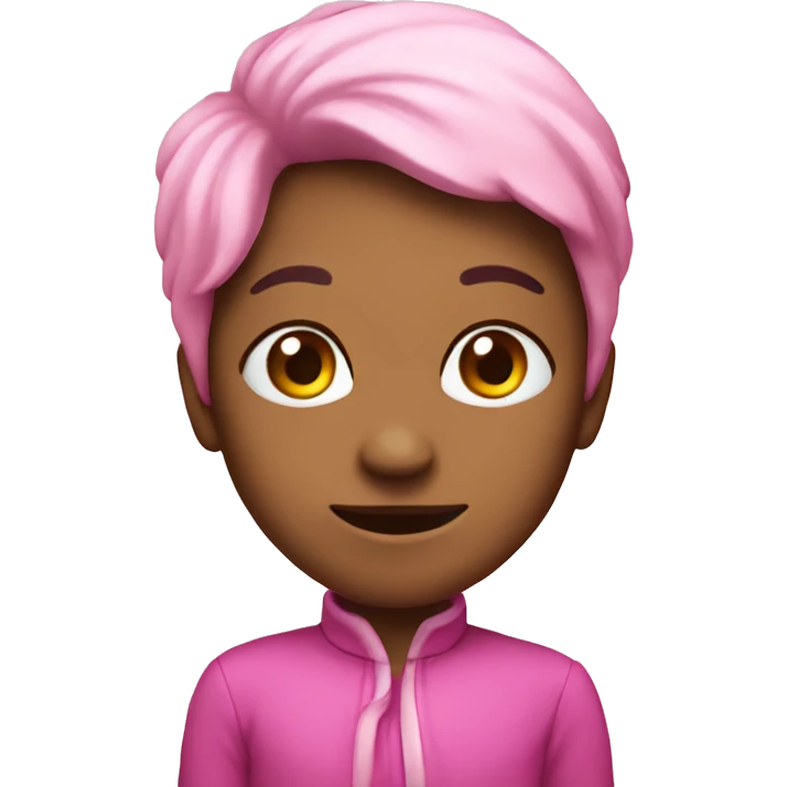Pink natale emoji