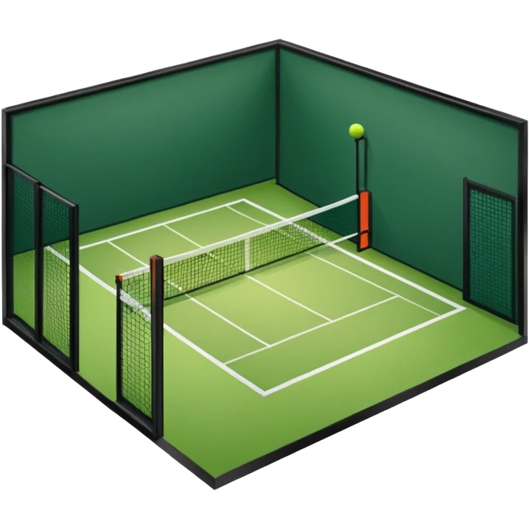 Padel court indoor  emoji