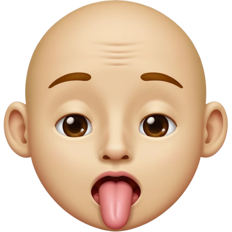 😝 with the tung touching the nose emoji