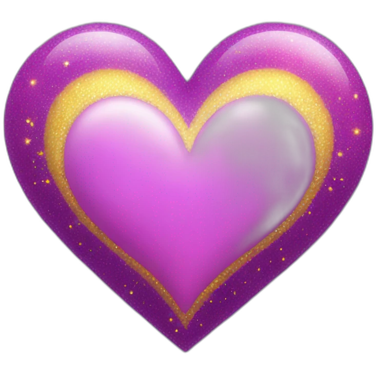 pink-and-purple-heart-with-yellow-sparkles emoji