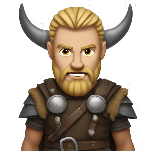 realistic evil viking emoji