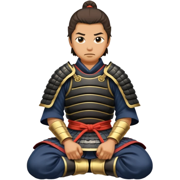 kneeling samurai emoji