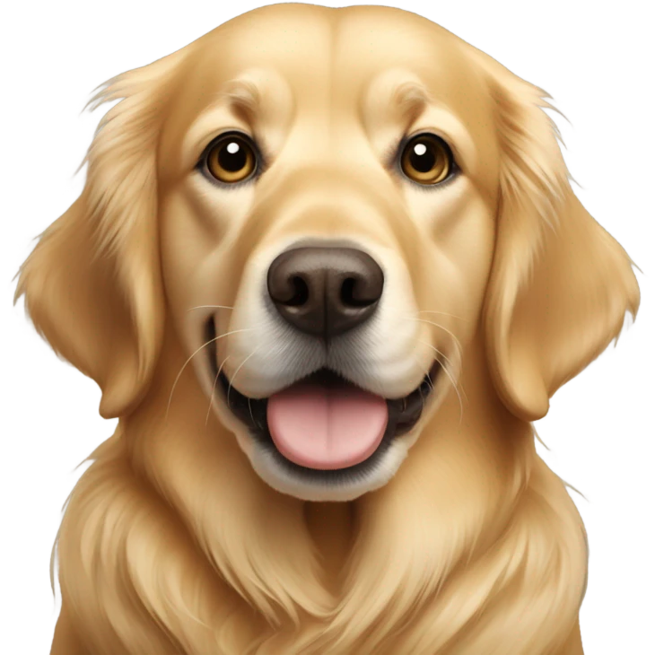 2 Golden retrievers emoji