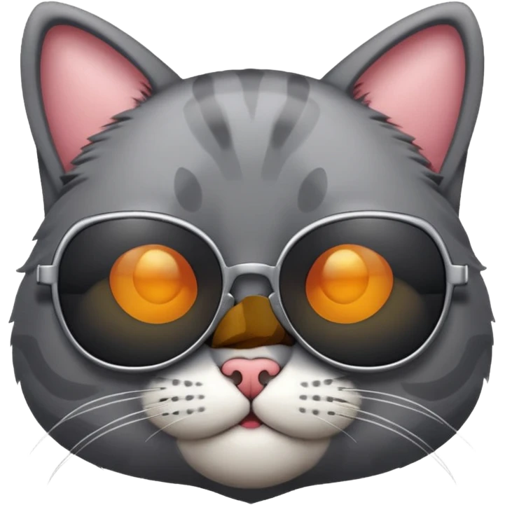 Cat wearing sunglasses emoji