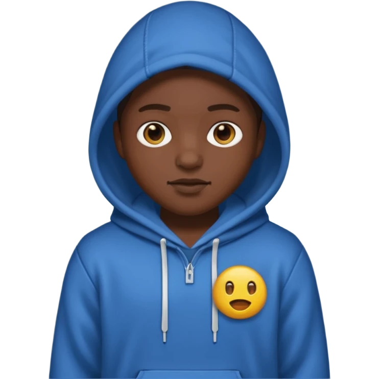 murdagang emoji style, character with a hoodie emoji
