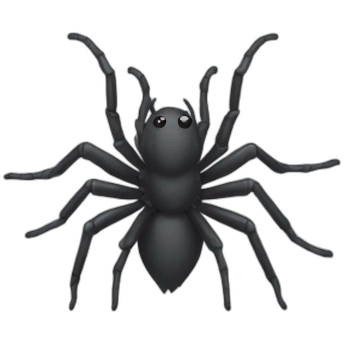 Un chauve sur une araignée  emoji