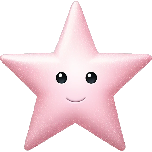 pale pink star sparkle emoji