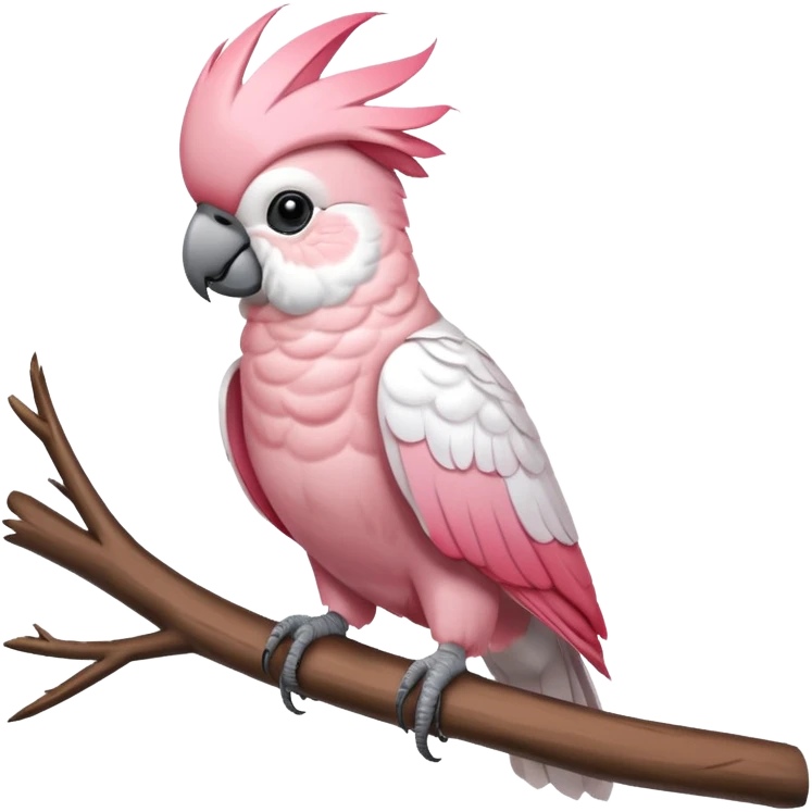 Rose breasted cuckatoo emoji