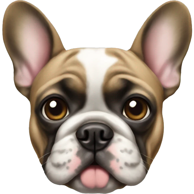 French bulldog emoji