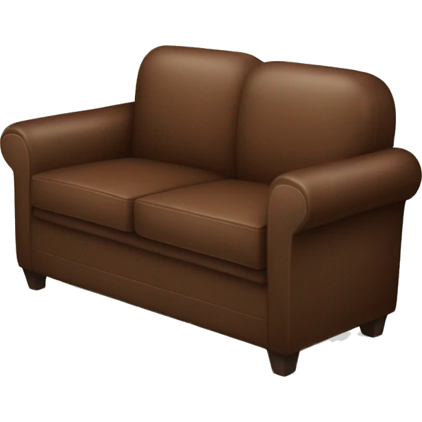 Brown sofa emoji