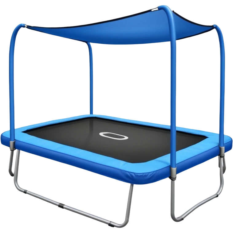 trampoline rectangulaire sans filet  emoji