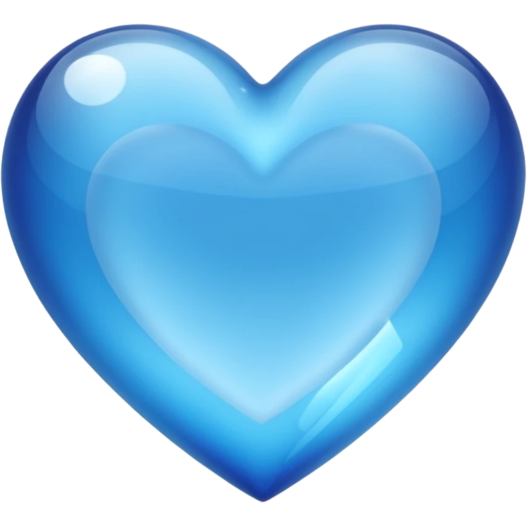 Crystal blue heart
 emoji