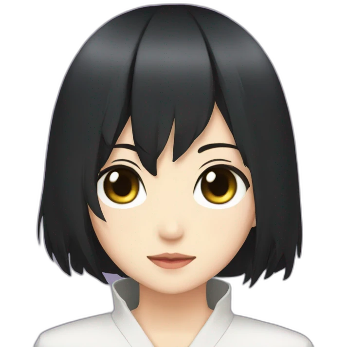 Hotaru Tomoe black hair emoji