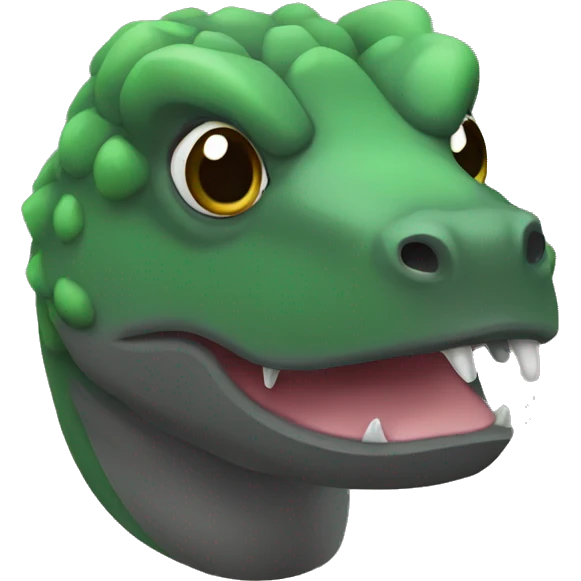 Komodo with beard emoji