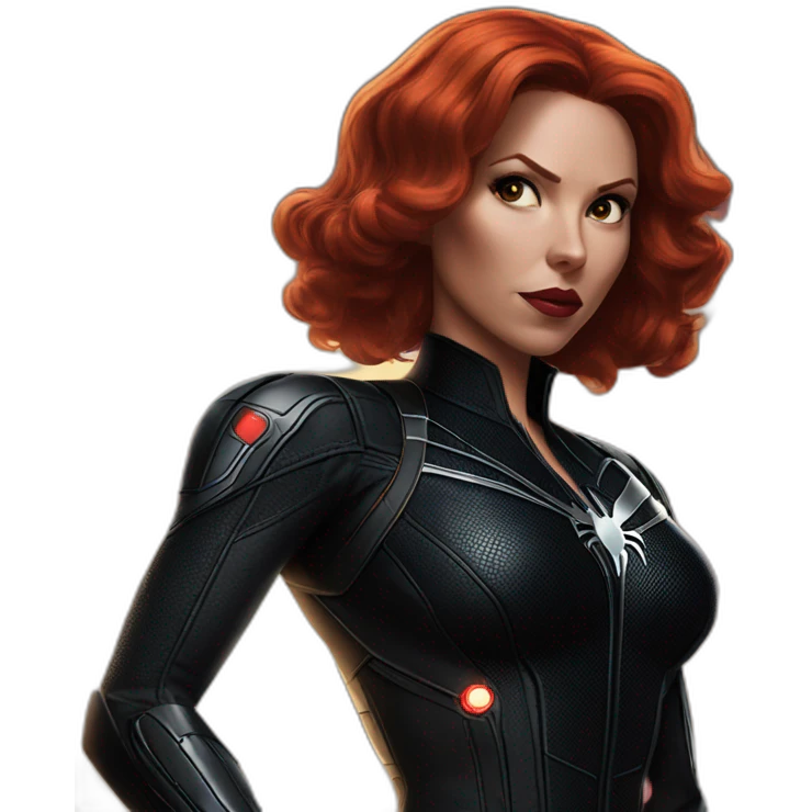 black widow marvel avengers movie emoji