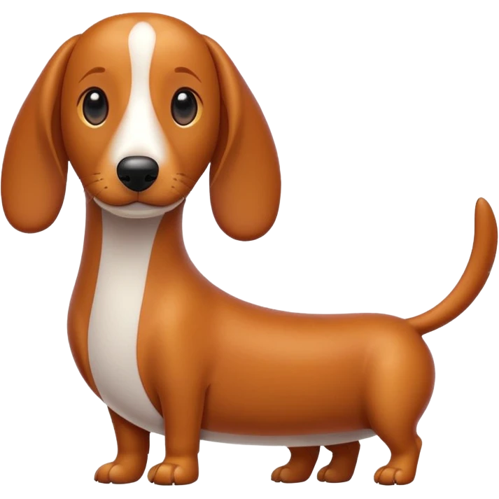 Long sausage dog ginger emoji