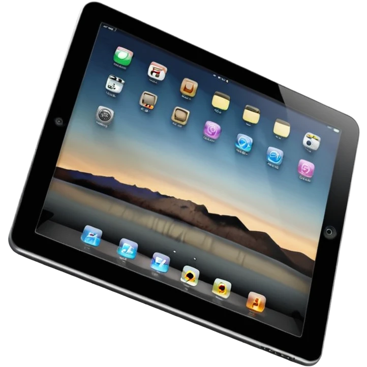 black iPad 2024 emoji