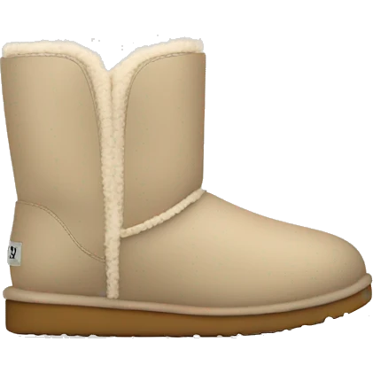 Uggs in light beige emoji