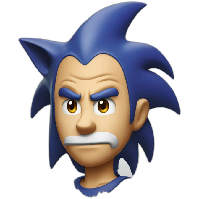 Sonic different emoji