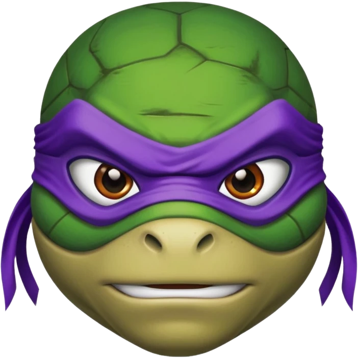 generate the face of a ninja turtle emoji