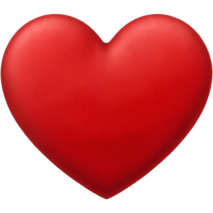 heart with a soft velvet texture emoji