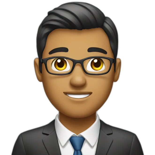 Business administration student emoji