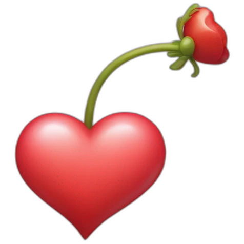 Corazón con el punto emoji