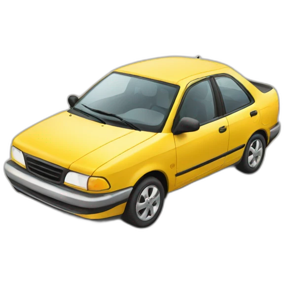 Car with cap emoji