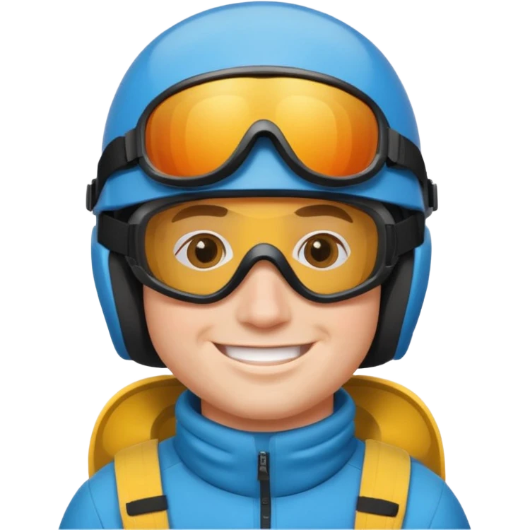  Ski man emoji