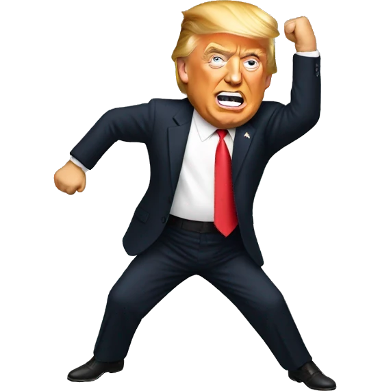 Trump dancing emoji