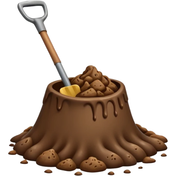 poop on shovel emoji
