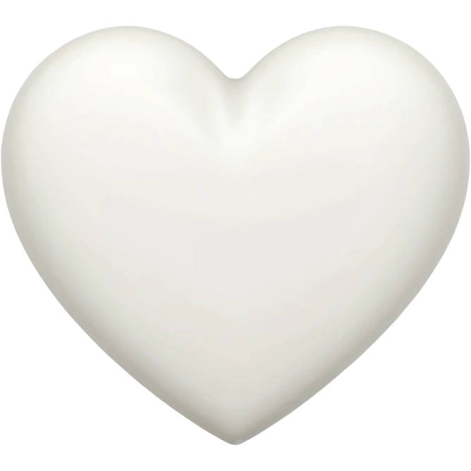 White autumn heart  emoji