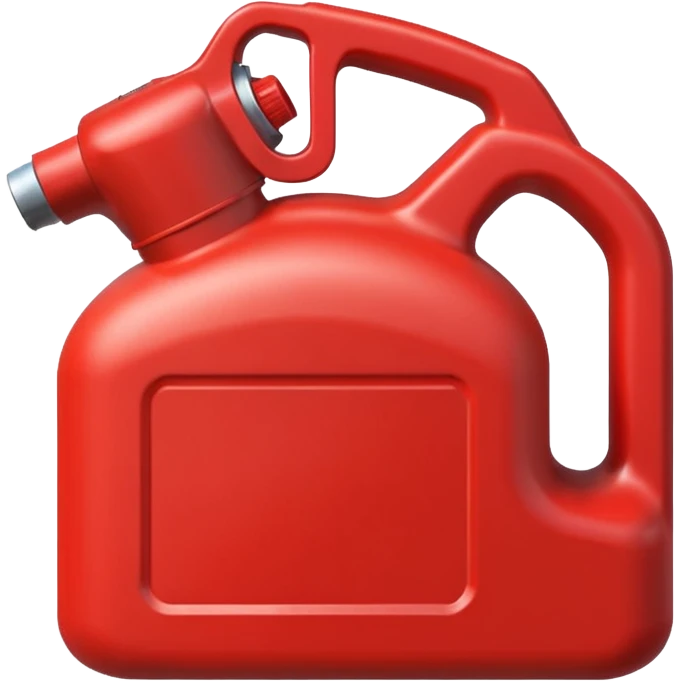 red gas can ios emoji with handle and cap emoji