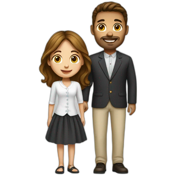 girl with husband emoji
