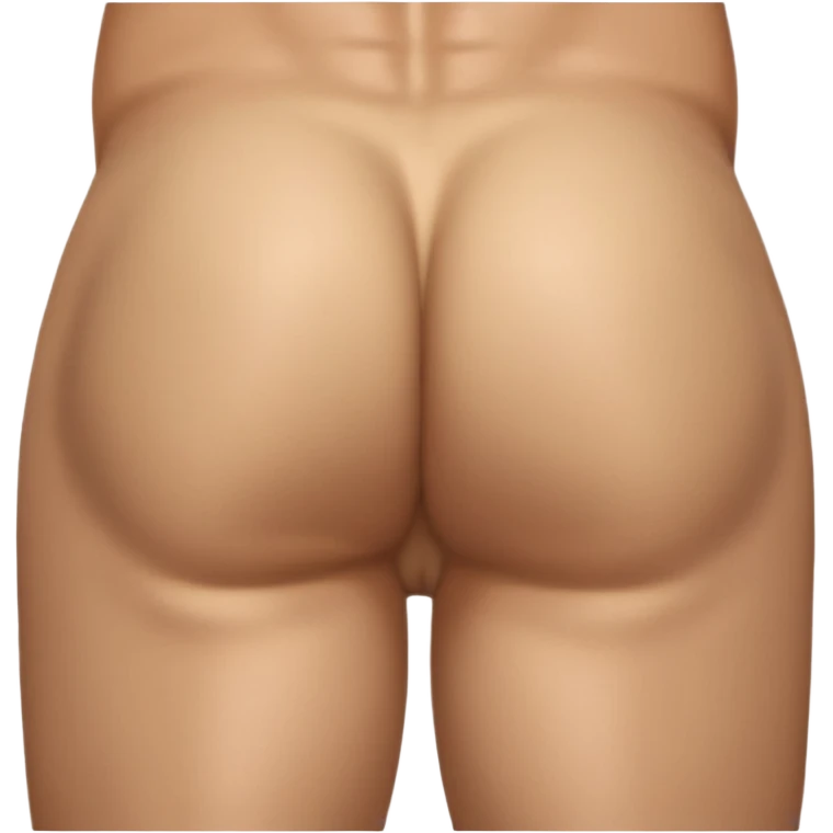 Blonde, white, Naked man, spreading butt cheeks, bent over, exposed ass hole, testicles, balls, looking back at camera emoji